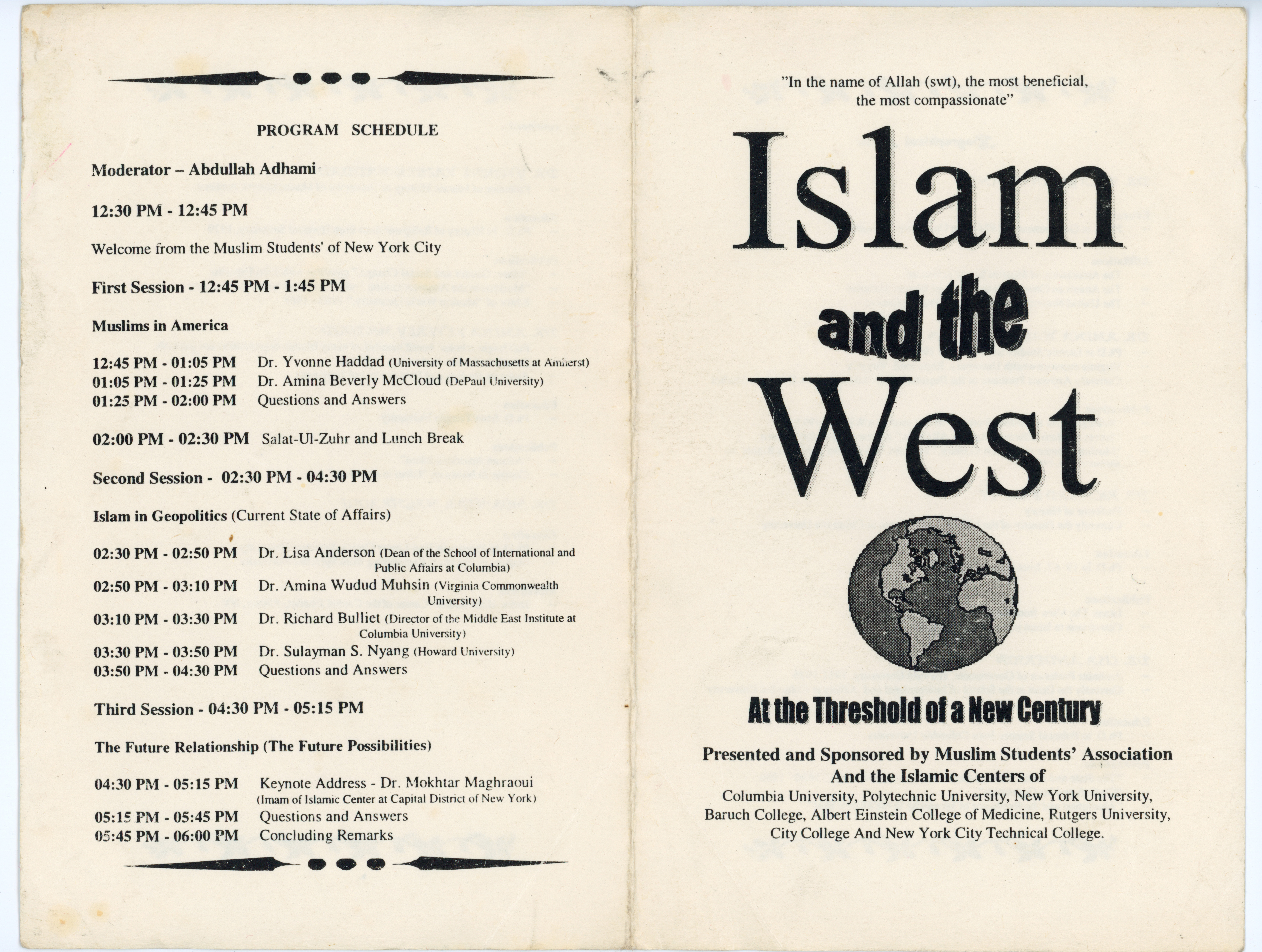 Islam and the West